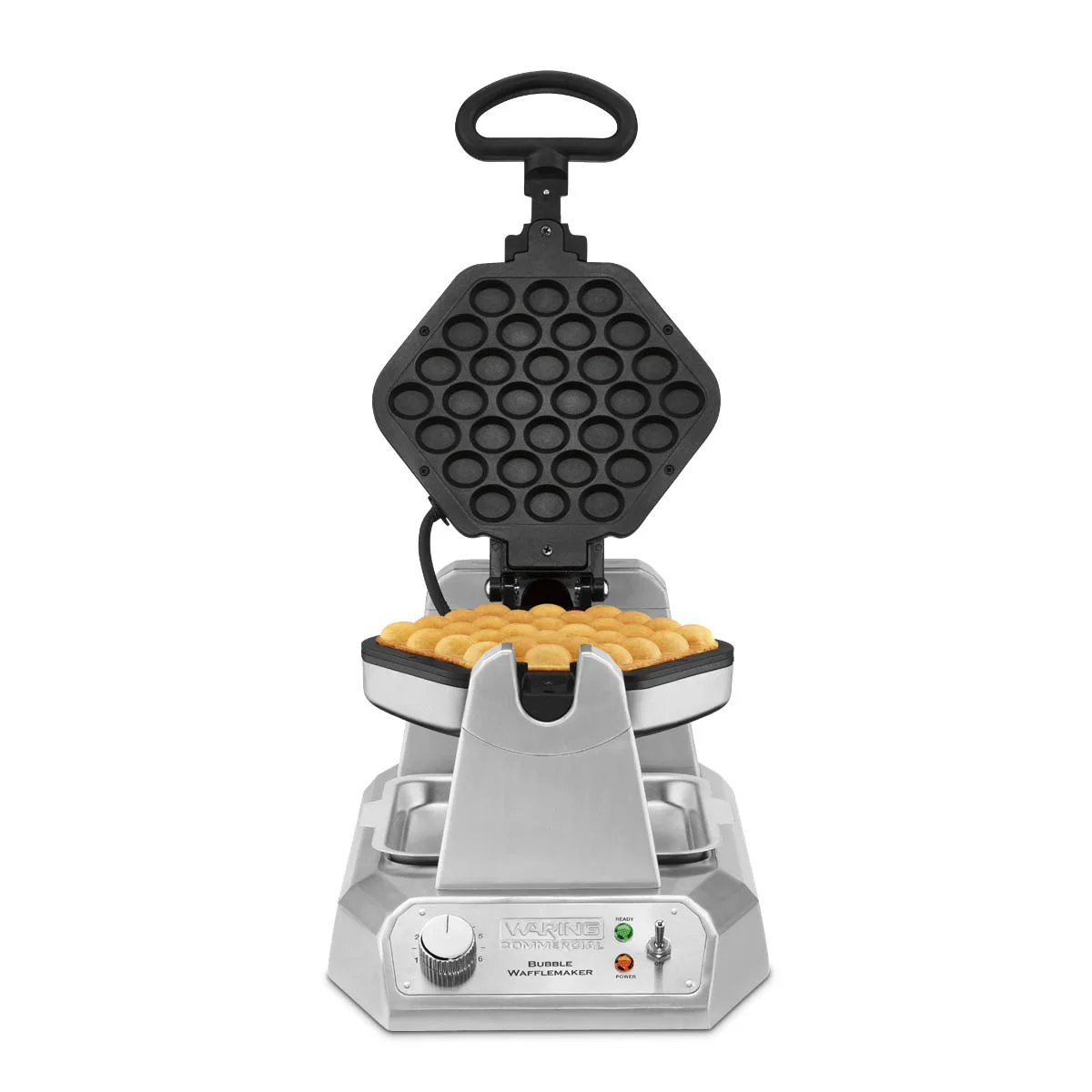 Waring WBW300X Bubble Waffle Maker/Baker, Heavy-Duty,Nonstick Plates