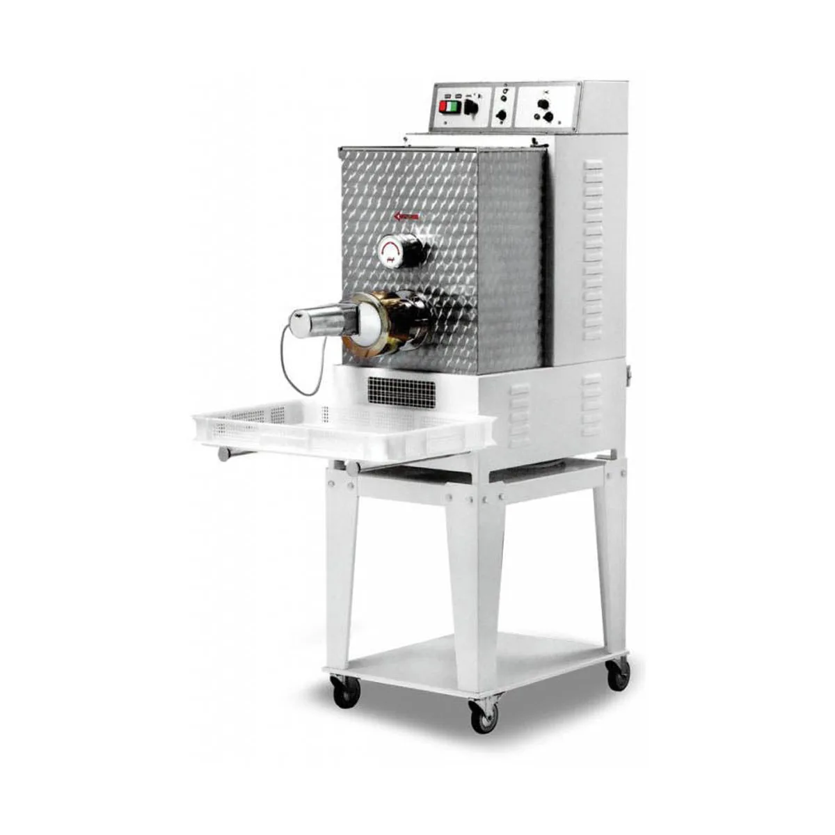 Omcan USA 13236 (PM-IT-0025-T) Floor Model Pasta Machine, 26 lbs Tank Capacity, 55 lbs Output/hr, 1120 Watts, 1-1/2 Hp