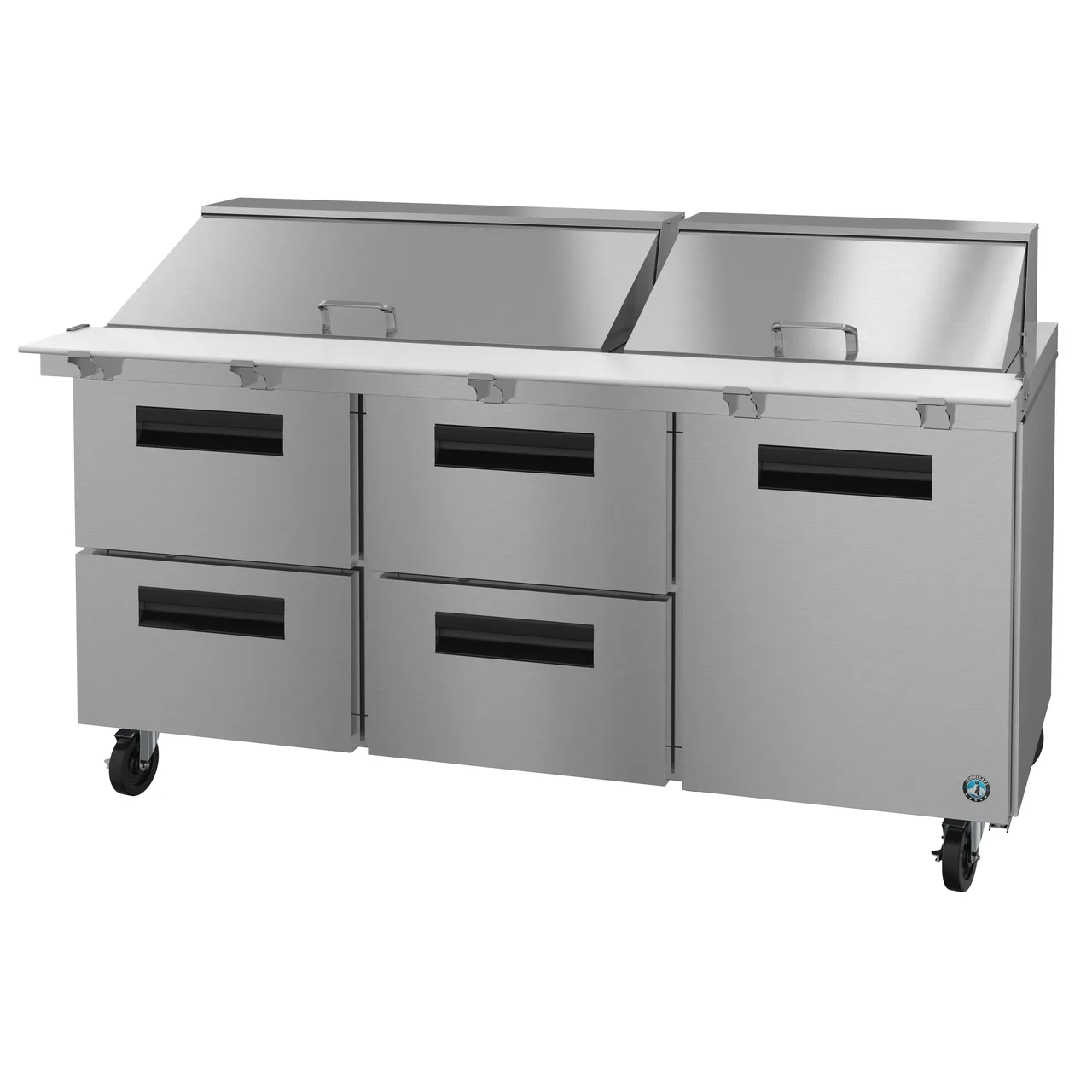 Hoshizaki SR72B-30MD4 72" Mega Top Sandwich/Salad Prep Table w/ 4 Drawers & 1 Door, 30 Pans