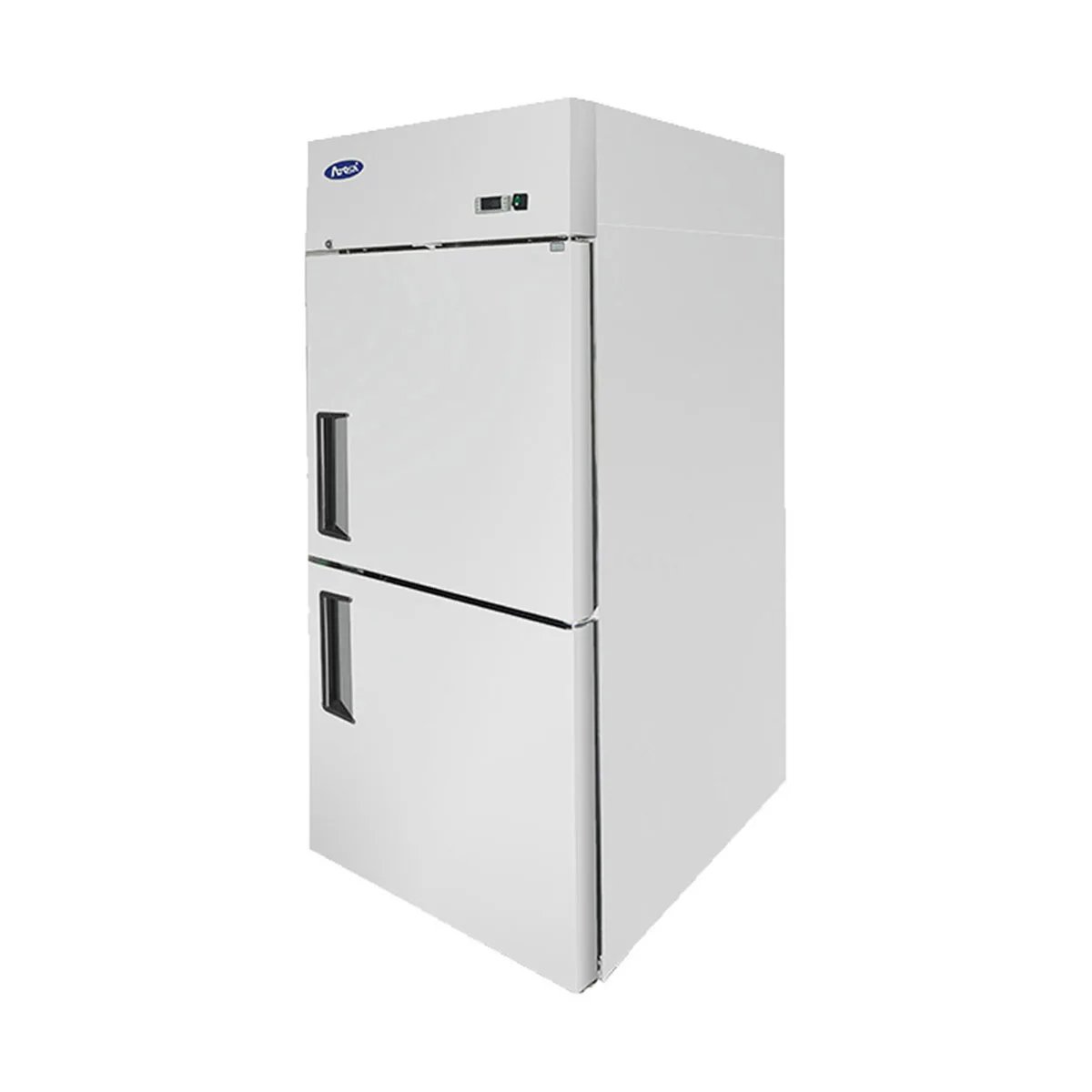 Atosa USA MBF8007GR 28-3/4" 2-Half Solid Door Reach-In Freezer, Top Mount, 21.4 cu. ft., Stainless Steel