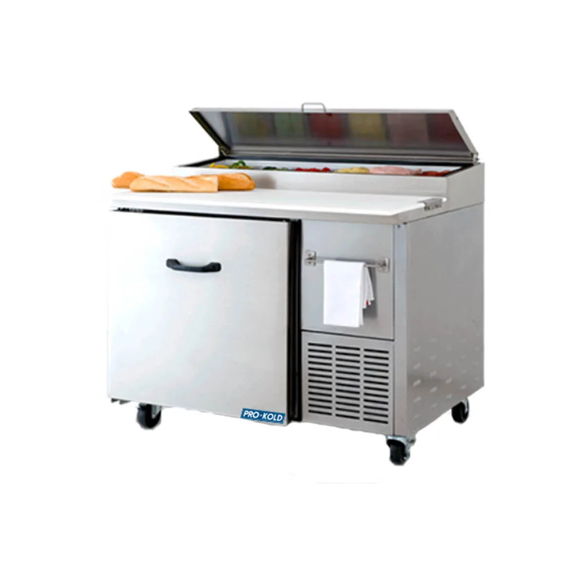 Pro-Kold  PPT 44 01 41" 1-Section Refrigerated Pizza Prep Table w/ 1 Door, 10 cu. ft.