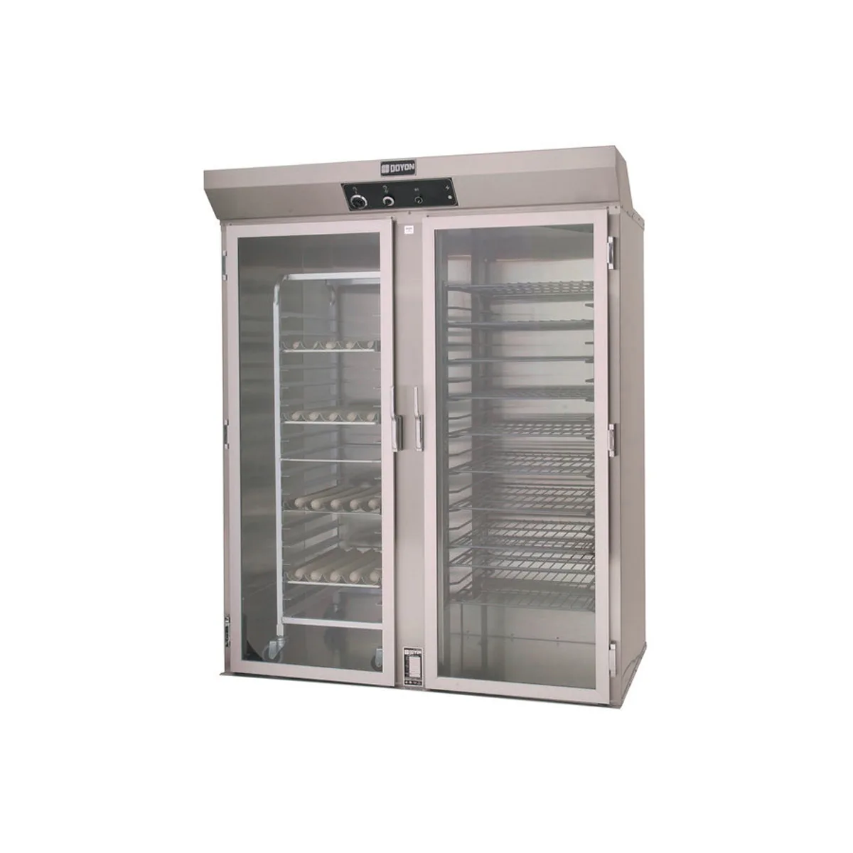Doyon E236R Roll-In Full Height Non-Insulated Double Door Proofer Cabinet, (2) Glass Doors