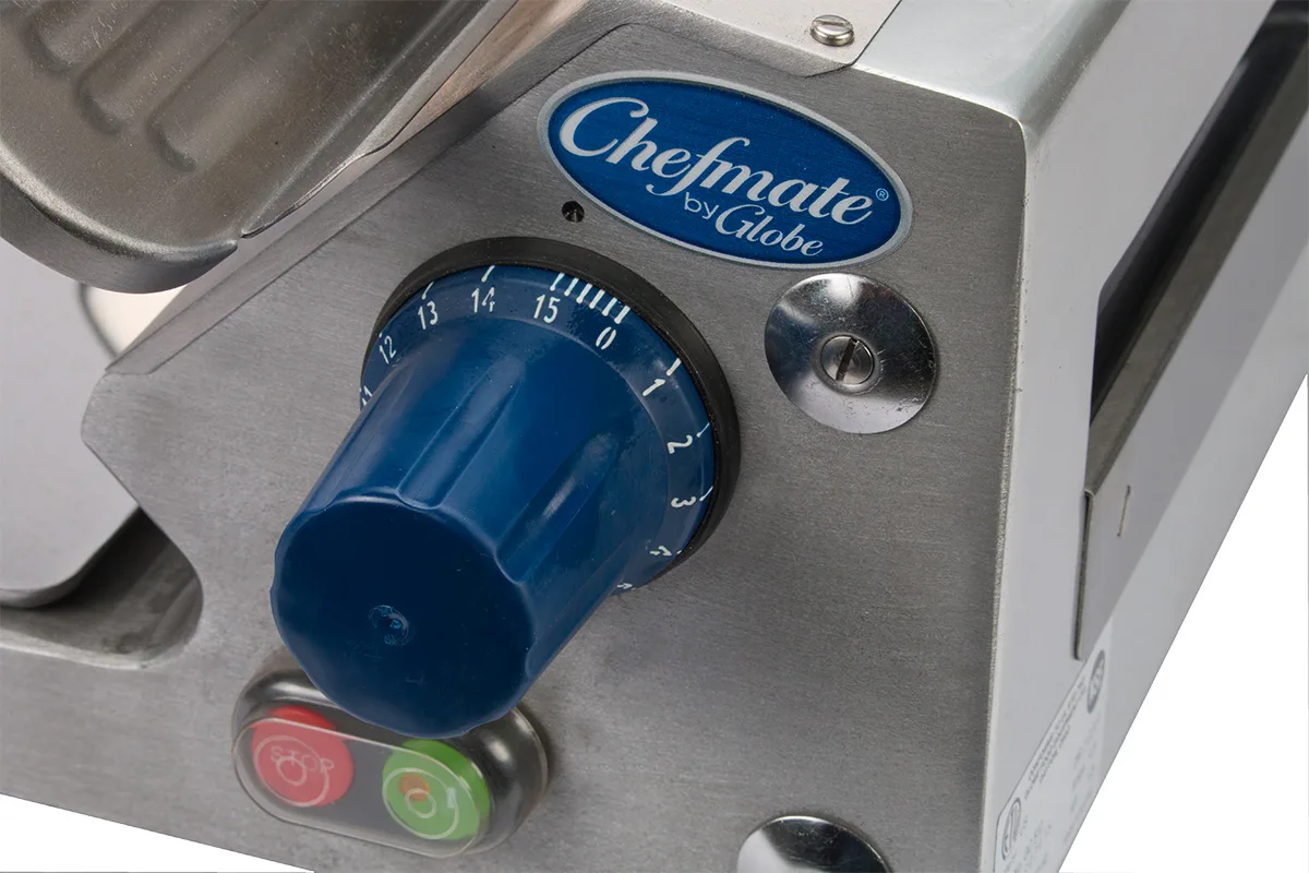 Globe GC512 Chefmate Series 12" Compact Manual Meat Slicer, Gear-Driven, 1/3 HP