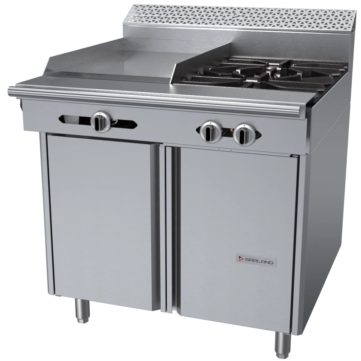 Garland US Range C36-4-1S Garland Cuisine Series Heavy Duty Range, Gas, 36"