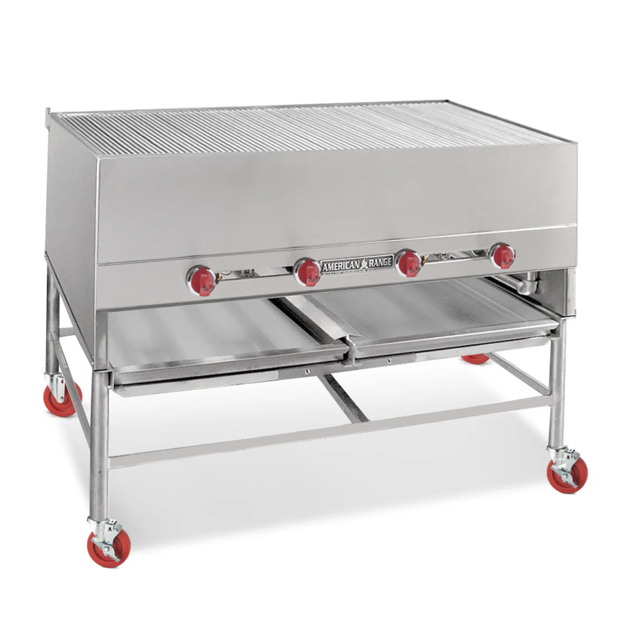 American Range AR-CCB-4827 48" x 27" Gas Horizontal Chicken Broiler w/ (4) Burners, 160.000 BTU