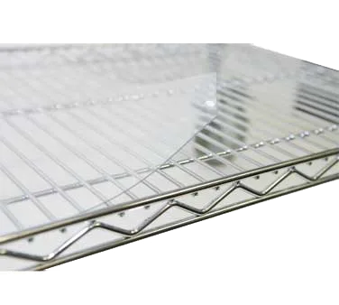 Serv-Ware SMC2472CWP Clear PVC Shelf Mat, 72"W x 24"D for Restaurant Shelving