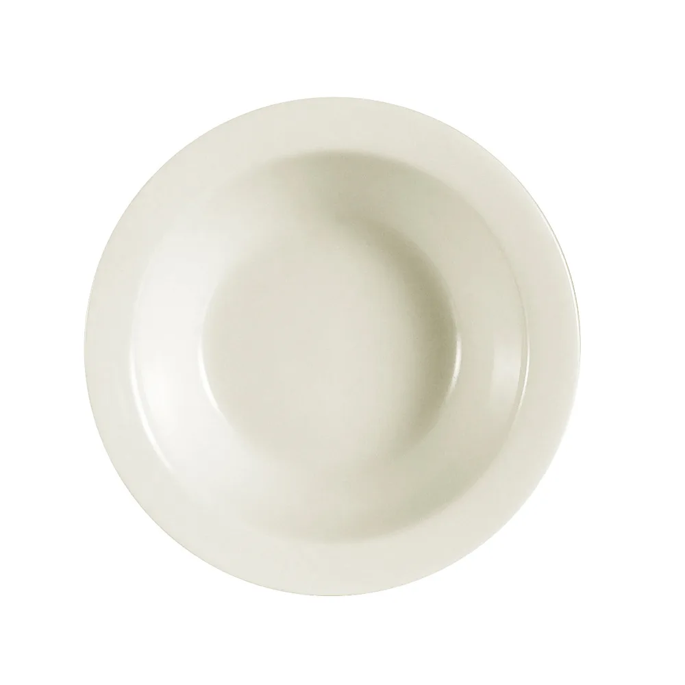 CACChina NRC-11 - 4-1/2 Oz Fruit Dish, 4-5/8" Dia. x 1-3/8" H, Round Stoneware American White-1 Dozen