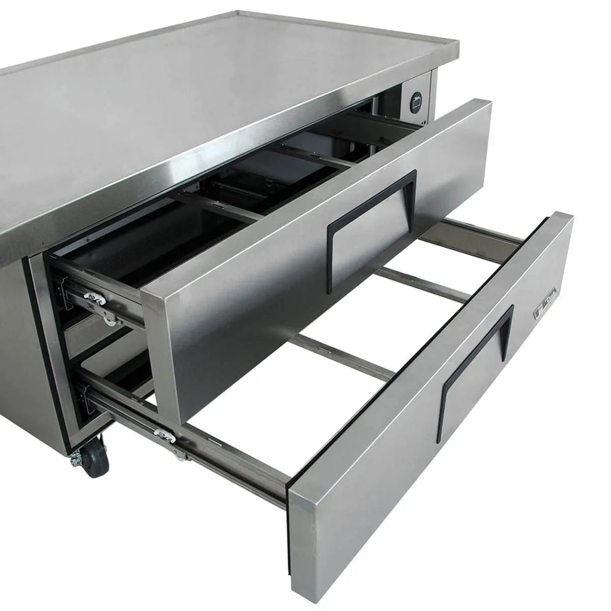 True TRCB-52-60-HC 60" 2 Drawers Refrigerated Chef Base,  (6) 12" x 20" Pan Capacity