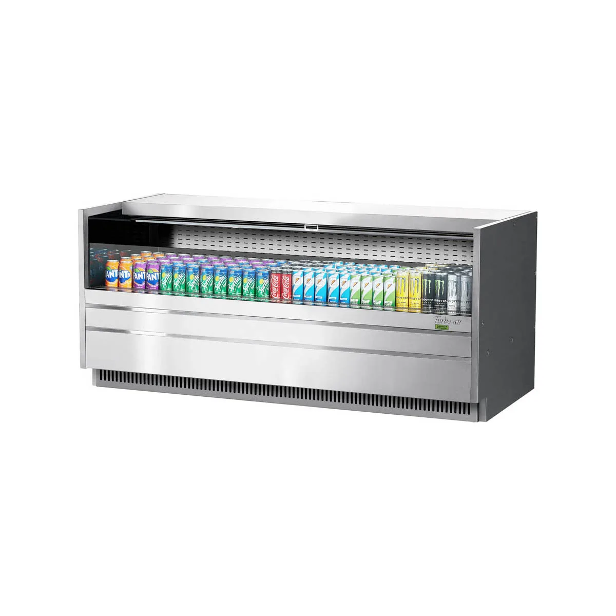 Turbo Air TOM-72UC-S-N 72" Drop In Open Refrigerated Deli Display Case