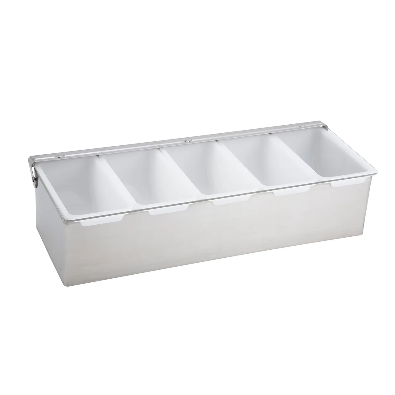 Winco CDP-5 Condiment Dispenser, 5-Compartment