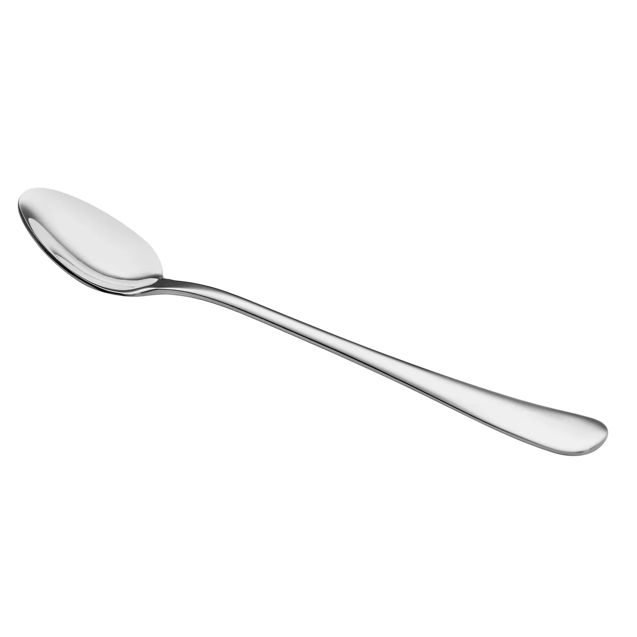 CAC China 8003-02 Iced Tea Spoon, 7‑3/8" Length, Heavy Weight, 18/8 Stainless Steel - 1 Dozen