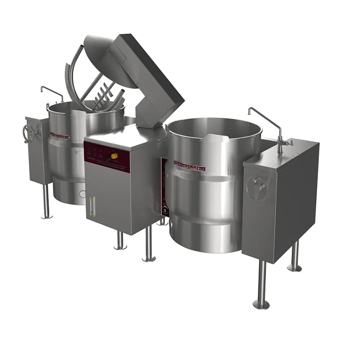 Southbend KEMTL-100-2 Electric Twin Unit Kettle Mixer