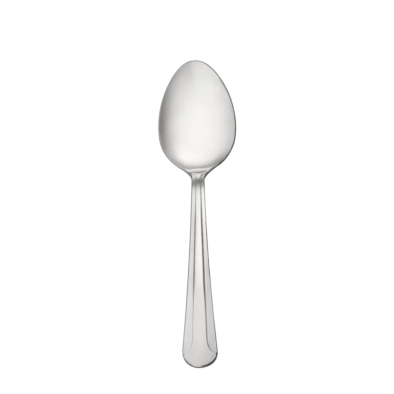 CAC China 2001-03 - Dinner Spoon, 7" Length, 18/0 Stainless Steel Frost Finish, Heavy - 1 Dozen