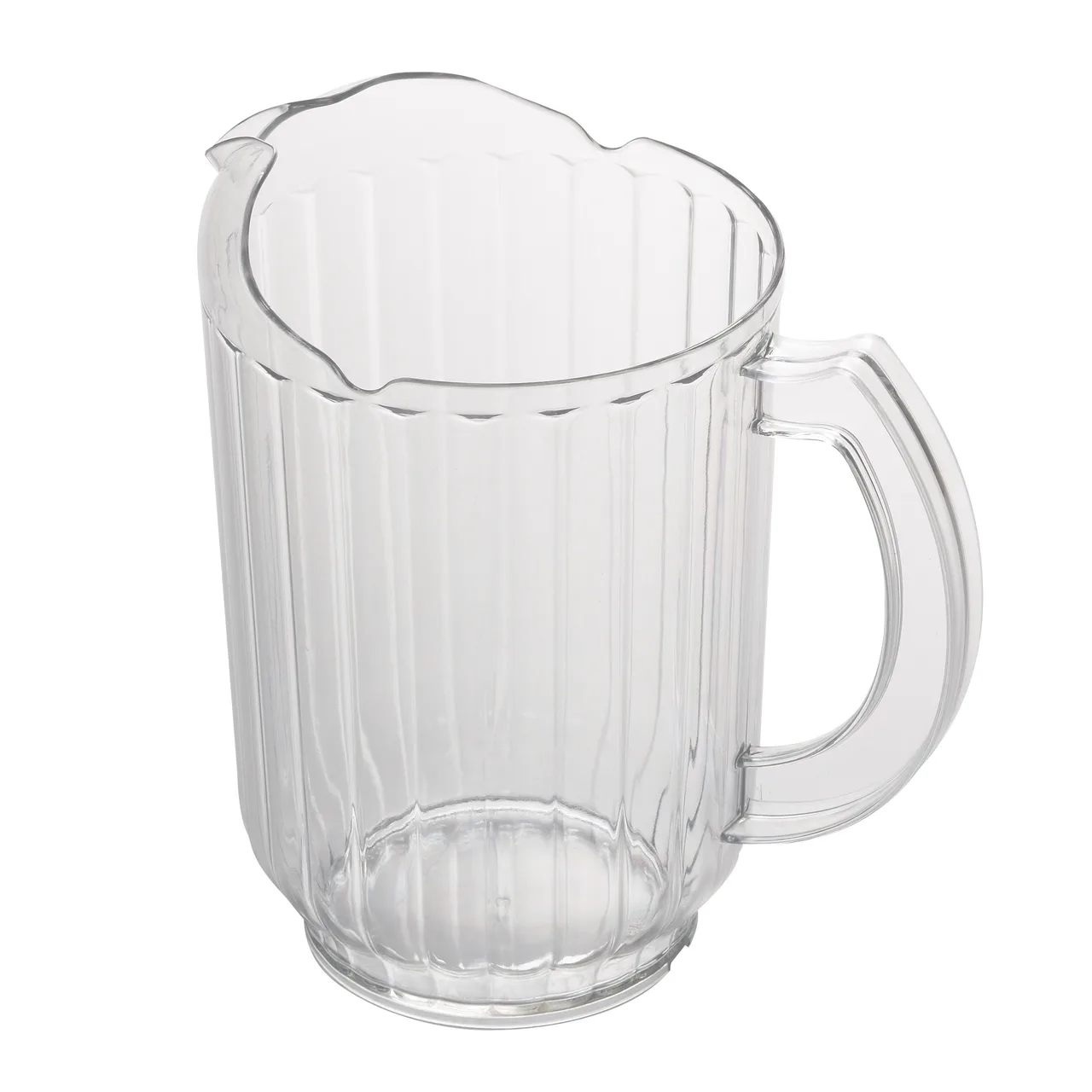 Cambro PE600CW135 Plastic Pitcher, 60 oz (7‑3/8" Dia × 7‑7/8" H), Clear, NSF, Dishwasher‑Safe, USA