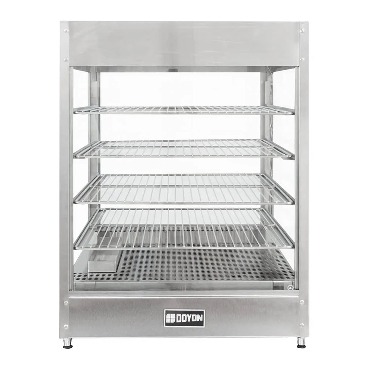 Doyon DRP4S 22" Full Service Countertop Food Warmer/Display Case, 4 Shelves