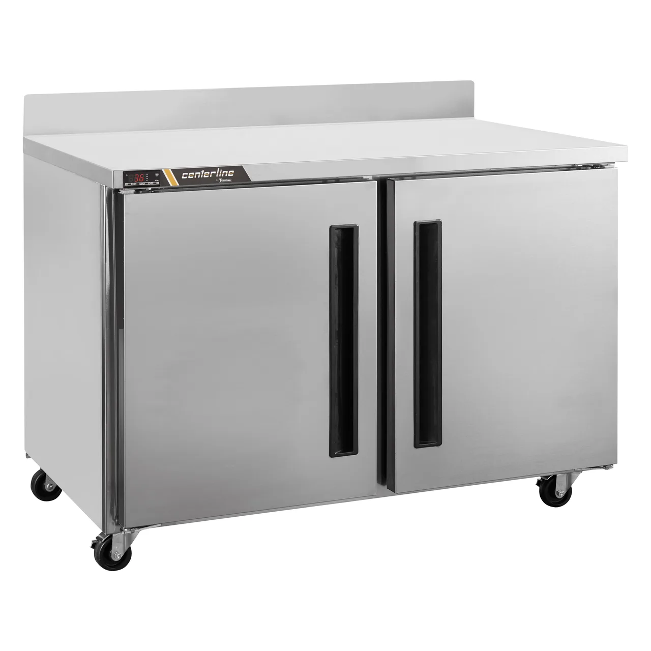 Traulsen C Series CLUC-48R-SD-WTLL 48" 2-Section Worktop Refrigerator w/ 2 Doors (left)