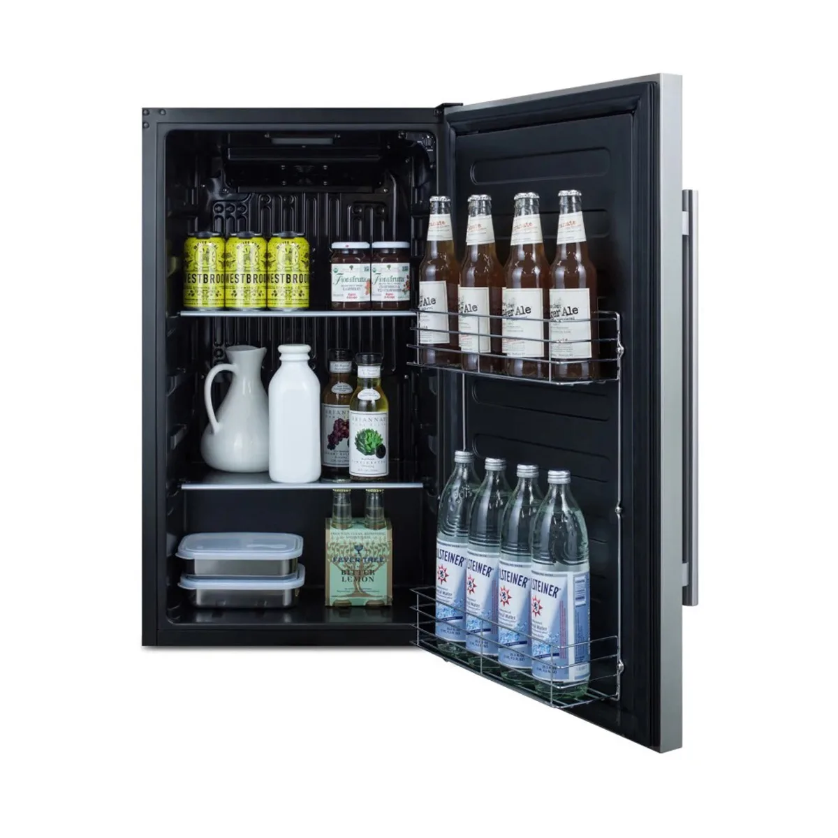 Summit SPR196OSCSS 19" Built-in Outdoor Refrigerator Stainless Steel, 3.13 cu. ft.