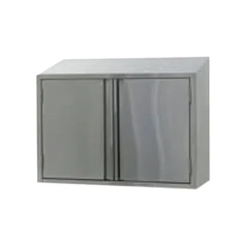 John Boos WCH-60 60" Stainless Steel Enclosed Wall Mounted Cabinet w/ Hinged Doors