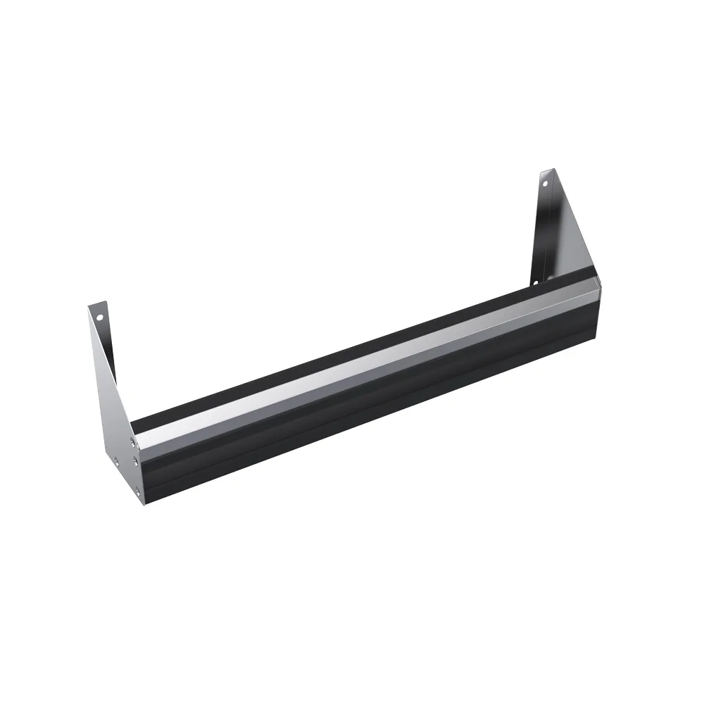 Krowne RS-26 26"W Stainless Steel Silver Series Single Speed Rail, Sound Deadened Bottom