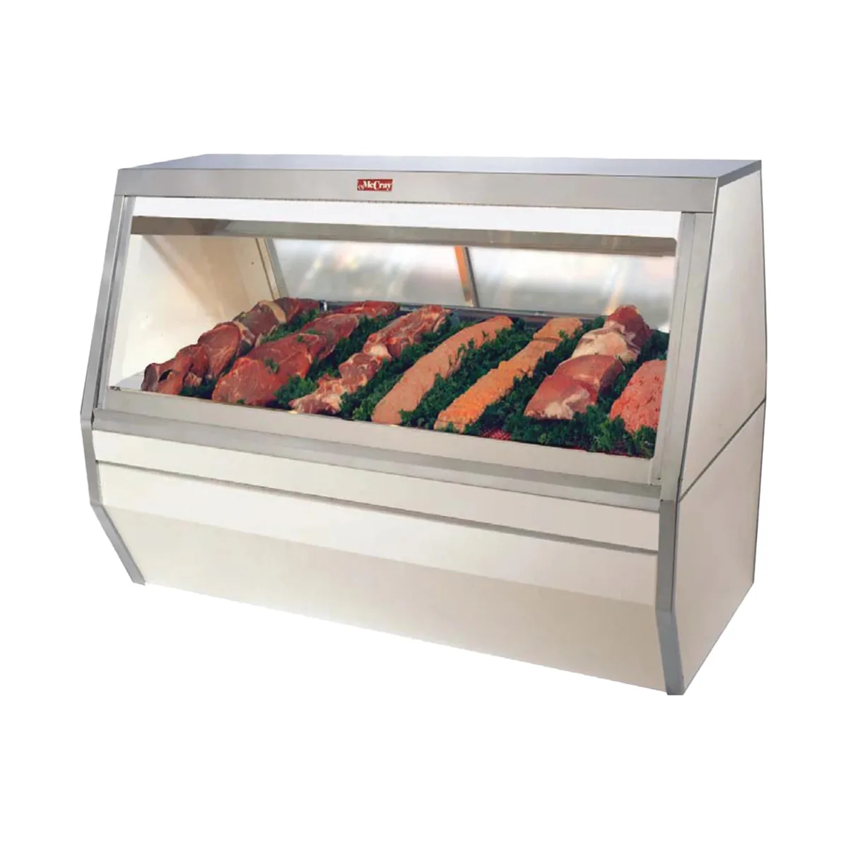 Howard-McCray SC-CMS35-10-LED 119" Double Duty Flat Refrigerated Meat Display Case