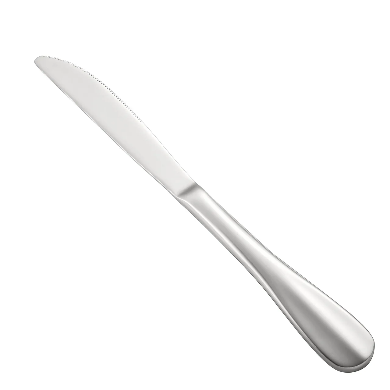 CAC China 8005-08 Dinner Knife - 9" Solid Handle, Extra Heavy, 18/8 Stainless Steel - 1 Dozen