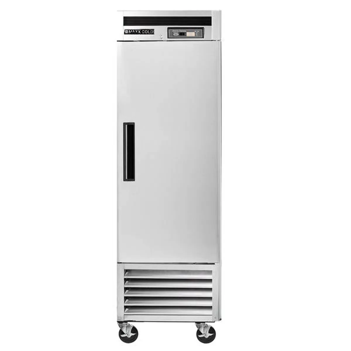Maxx Cold MCF-23FDHC 26.75" 1-Solid Door Reach-In Freezer, Bottom Mount, 18.9 cu. ft., Stainless Steel