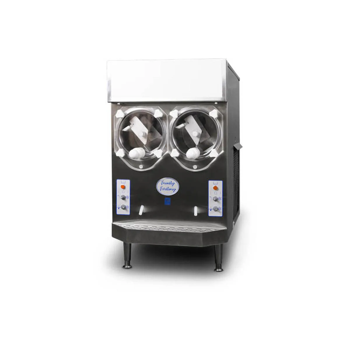 Frosty Factory 217A Cylinder Type Frozen Drink Machine, Air Cooled w/8qt. Hopper - 3/4hp - Double
