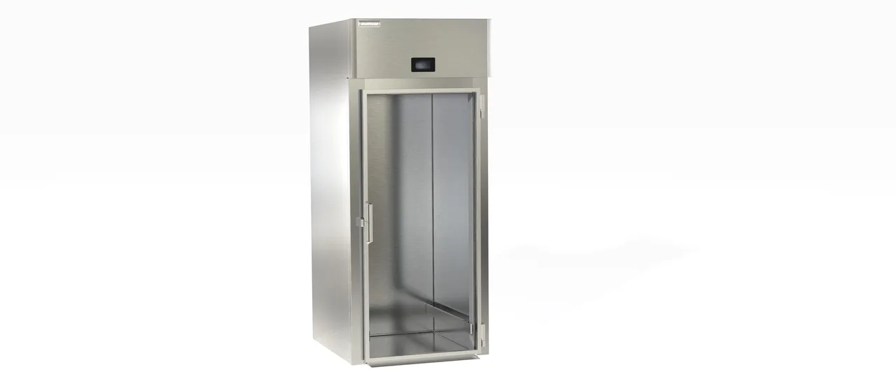 Delfield DSLHRI1-G 1-Section Heated Holding Cabinet, 33.6 cu ft, Clear Glass Door, Stainless Steel Finish, Roll-In