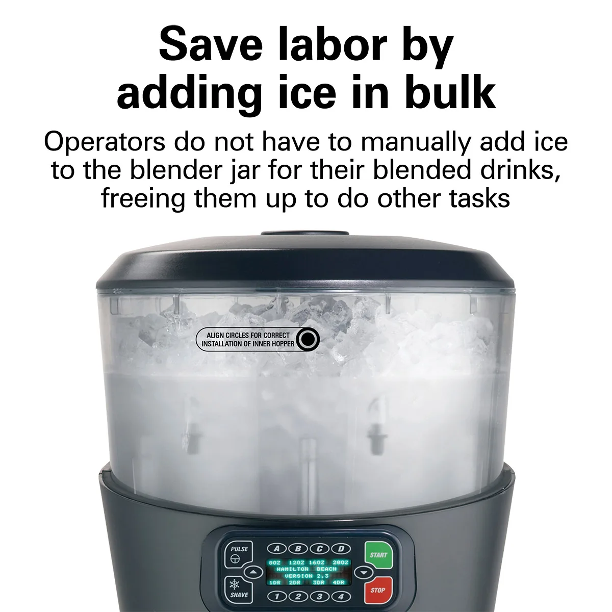 Hamilton Beach HBS1400R-CE (International) Revolution Ice Shaver