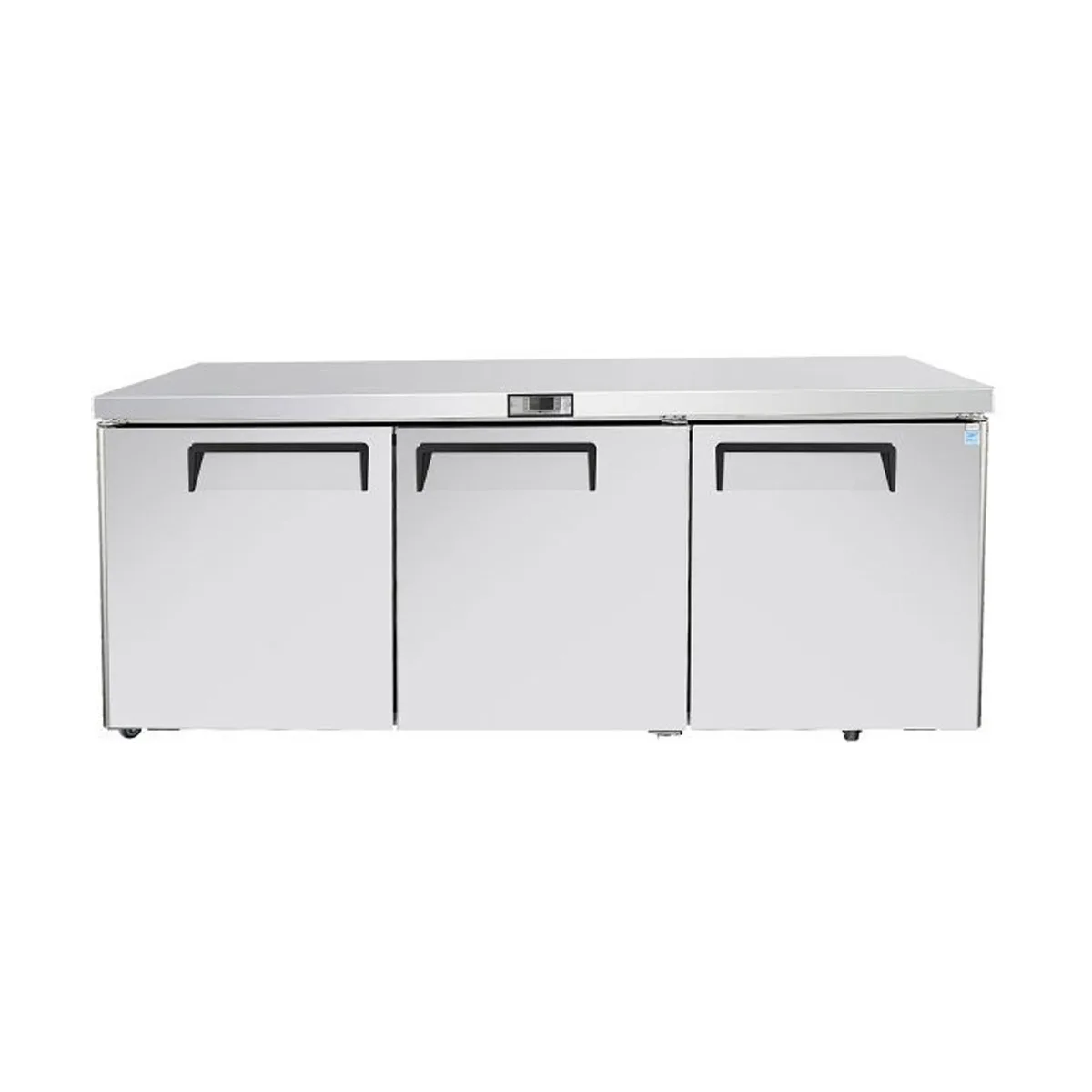 Atosa USA MGF8404GR 72" Three Section Undercounter Refrigerator w/ 3 Doors, 21 cu. ft.