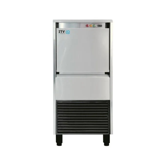 ITV Ice Makers IQ 200C 18" Air Cooled Flake 220 lb Undercounter Ice Machine with 44 lb Bin