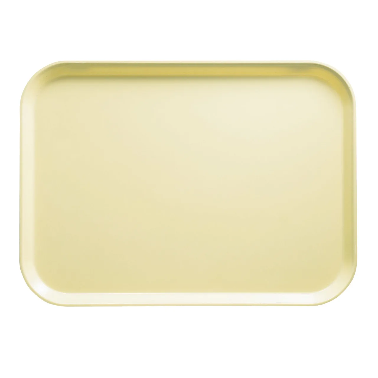 Cambro 16225536 Rectangular Tray, 16½" x 22½" Fiberglass, Lemon Chiffon Yellow, NSF Certified