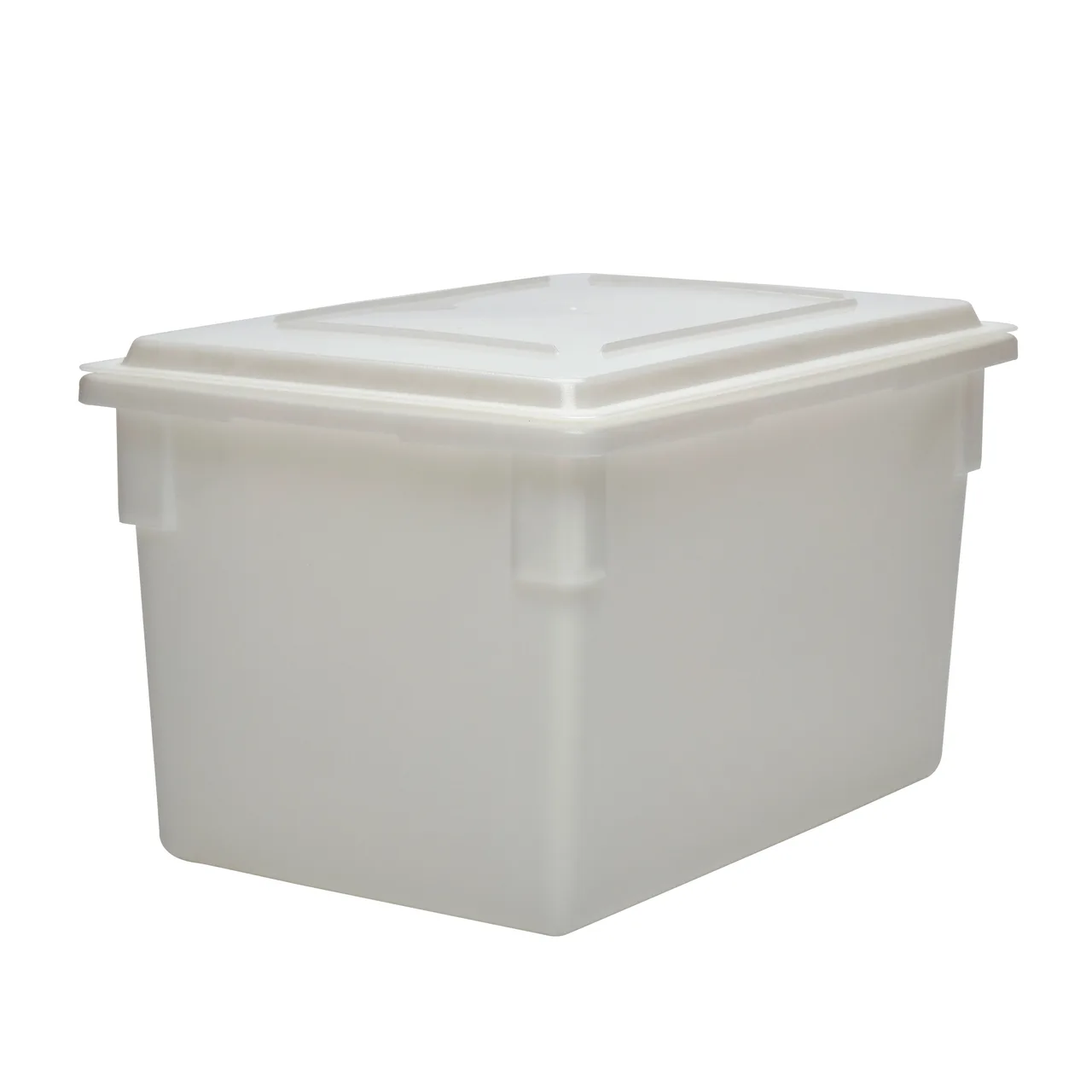 Cambro 182615P148 Box, 22‑Gal, 18" x 26" x 15" Polyethylene, Natural White, NSF, Dishwasher Safe