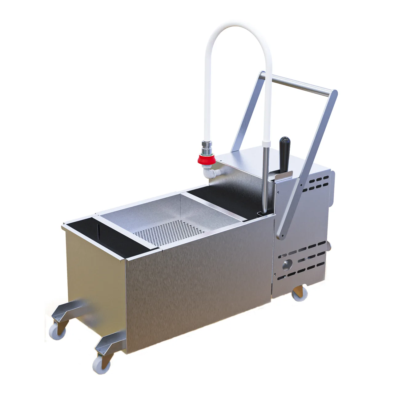 Royal Range of California RPF-50 Portable Fryer Filter Machine w/ 8 GPM Filter Pump, 50-75 Lb