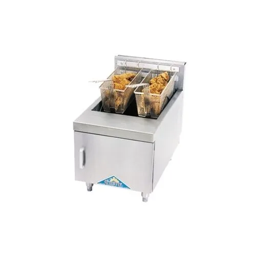 Comstock-Castle JO1HG Full Pot Countertop Gas Fryer w/ 15 lbs Capacity, Thermostatic Controls