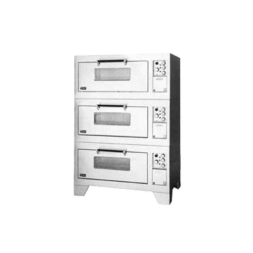 Lang DO54B3M 54" Electric Marine Triple-Deck Bake Oven w/ 1 Rack/Deck, 6" Bolt-Down Legs
