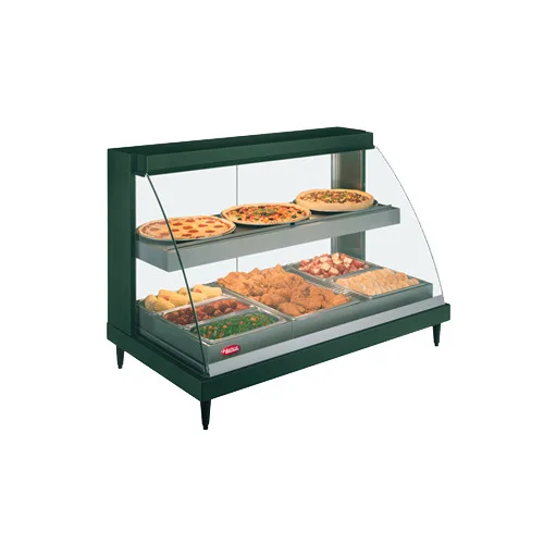 Hatco GRCDH-3PD 45" Full Service Countertop Glo-Ray® Designer Heated Display Case With Humidity
