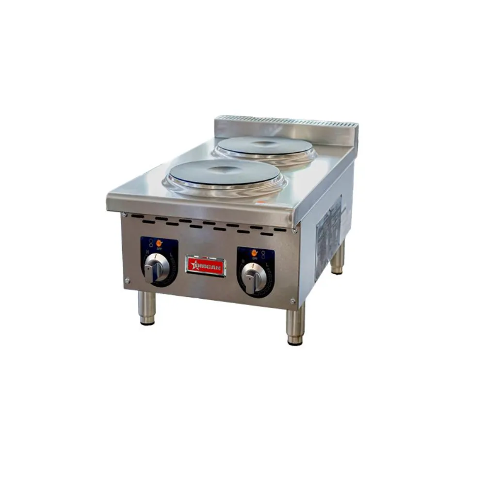 Omcan USA 48556 (Ce-Cn-Ehp15 208) Hot Plate, Electric, Countertop, 12"W