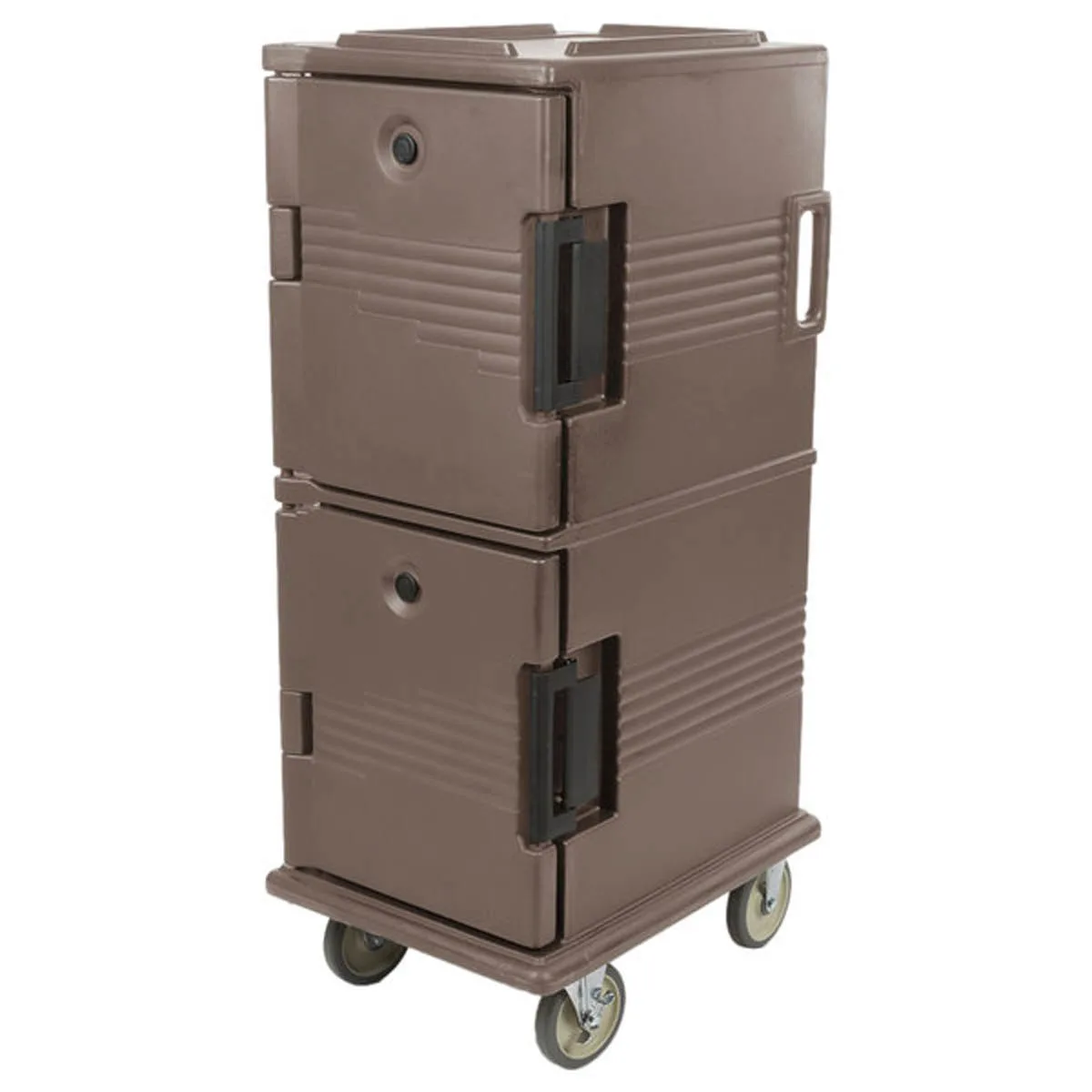 Cambro UPC800110 Ultra Camcart® Front Loading Black Insulated Food Pan Carrier 