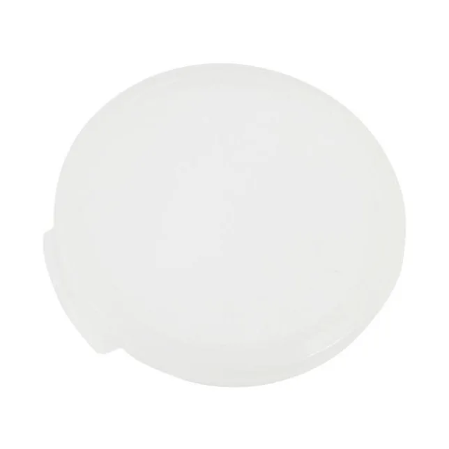 Omcan USA 80198 Round Polycarbonate Food Storage Container Lid, Clear, Fits 6 & 8 Qt Containers