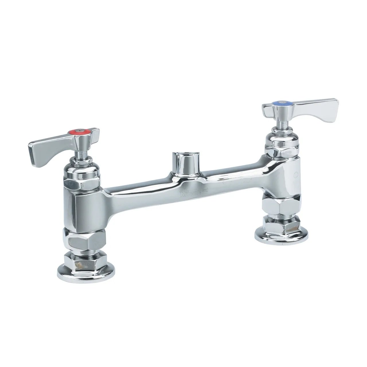 Krowne 15-8XXL Royal Series Low Lead Deck Mount Faucet Base w/ 8" Centers, Without Spout
