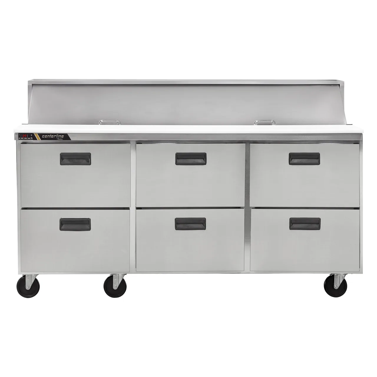 Traulsen C Series CLPT-7220-DW 72" Sandwich / Salad Prep Table w/ 6 Drawers, 20 pans