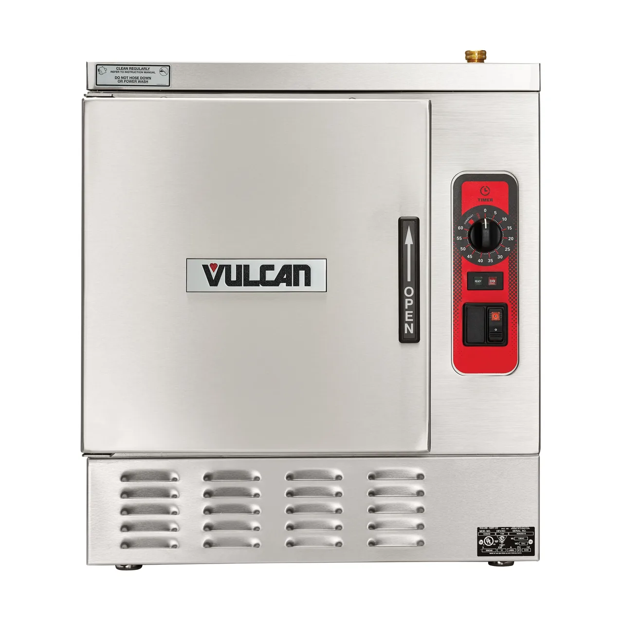 Vulcan C24EA5 PLUS 5 Pan Countertop Electric Convection Steamer w/ Professional Controls, 15 kW