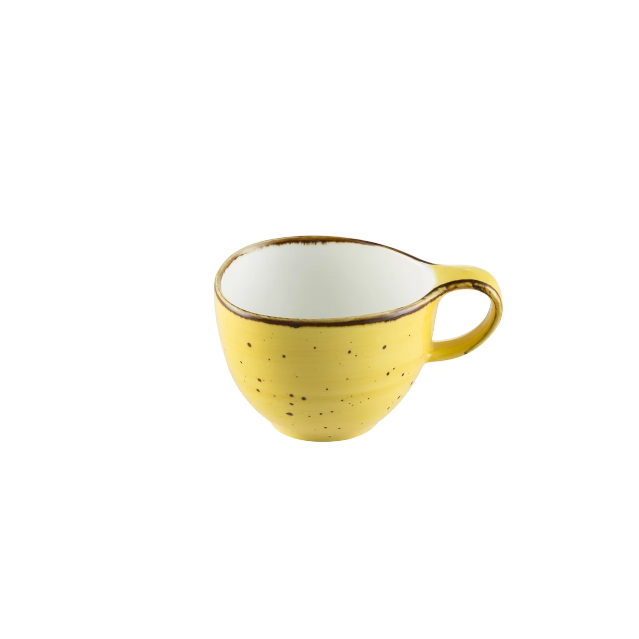 CAC China TUS-1-SFL Tucson Cup, 8.5 oz Porcelain Mug, Dishwasher/Oven/Microwave Safe - 1 Dozen