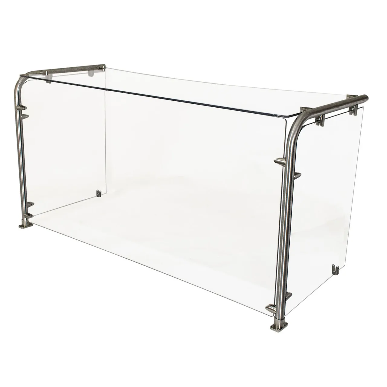 BK Resources SG-90CS-36G 90° Angled Sneeze Guard, Cafeteria Style, 36"