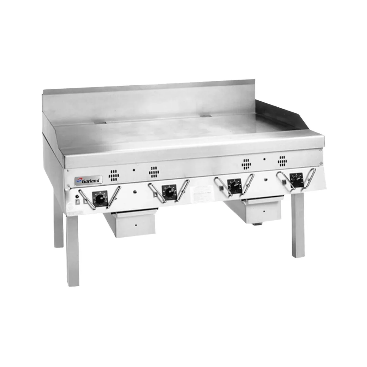 Garland US Range CG-48R 48" Countertop Thermostatic Gas Griddle, Rear Drain, 120.000 BTU