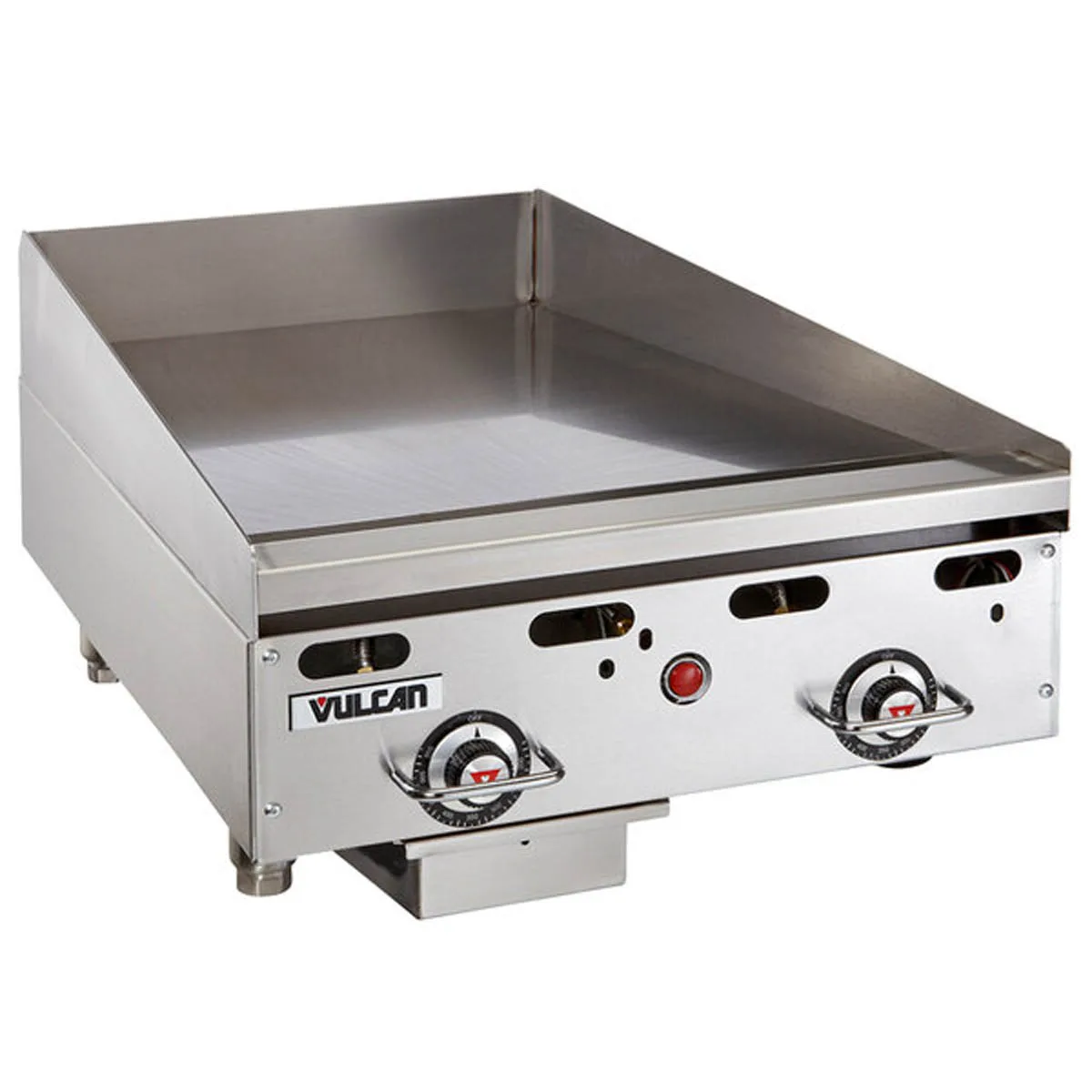 Vulcan MSA24-30 24" Countertop Gas Griddle, Snap-Action Thermostat, 30" Deep, 54.000 BTU