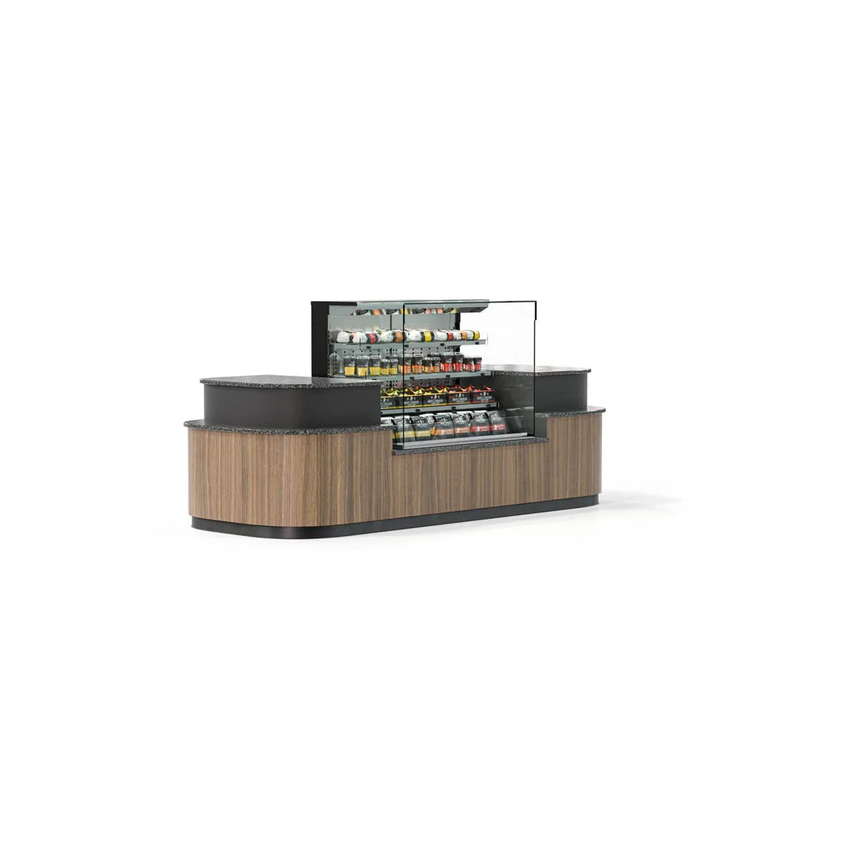 Structural Concepts NE3635HSSV Reveal® Self-Service Heated Slide In Counter Case