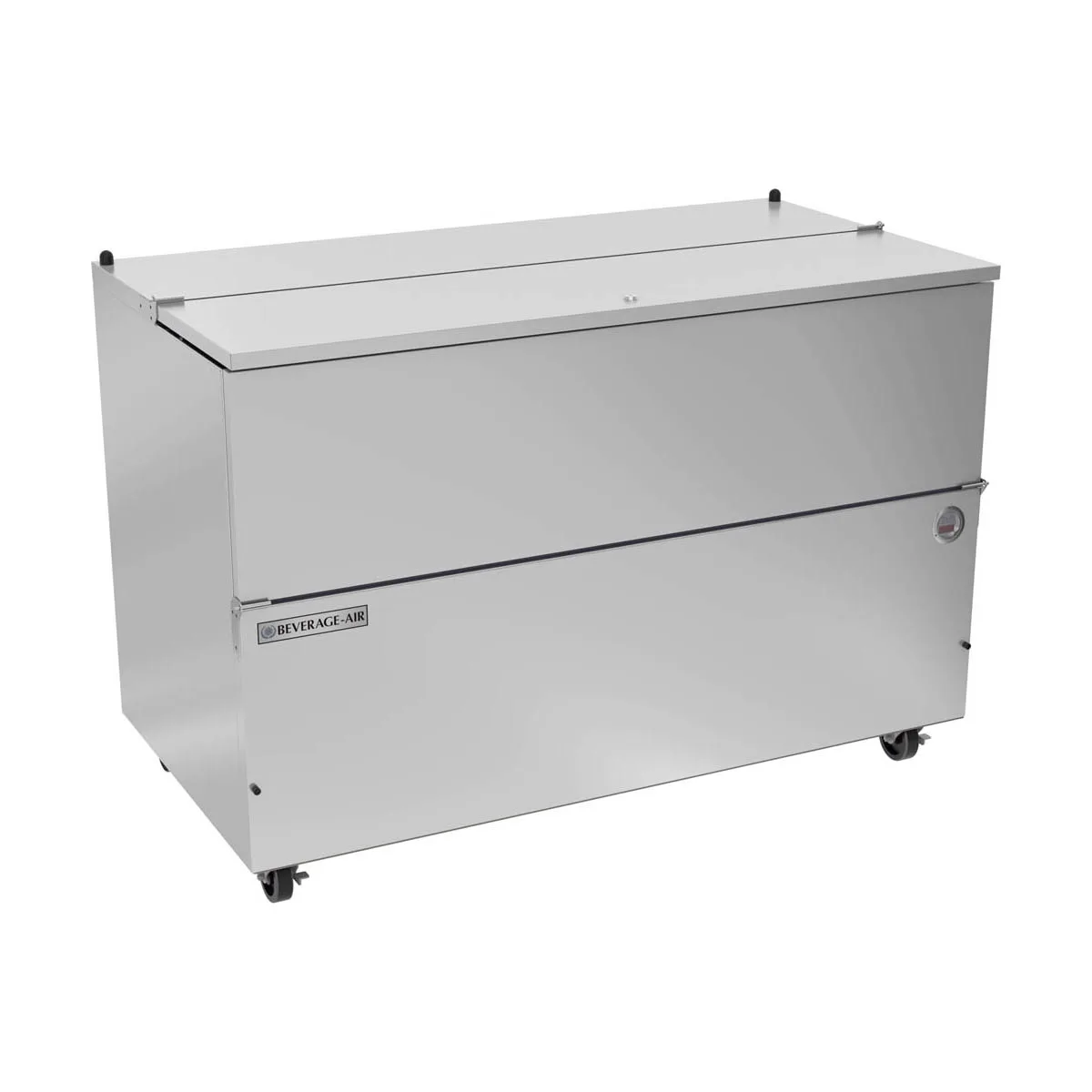 Beverage Air SM58HC-S 58" Single Sided Milk Cooler, Cold Wall, 16 Crates Capacity