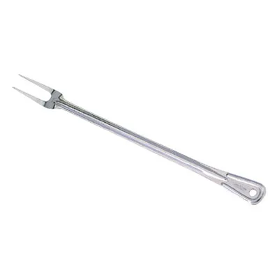 Omcan USA 80725 Basting Fork, 21" Long Stainless Steel Serving Fork for Roasting and Grilling